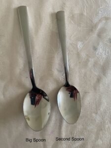 stainless steel table spoon