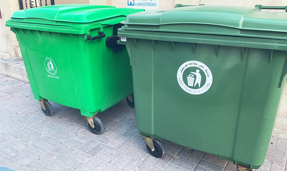 dust bin 1100 litre qatar