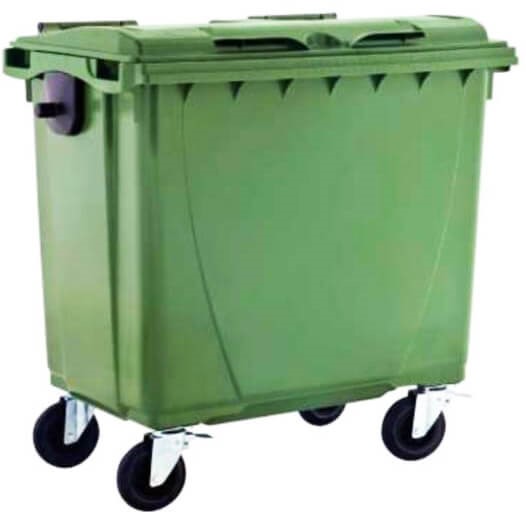 garbage bin 1100 litre green