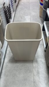 plastic waste basket open type