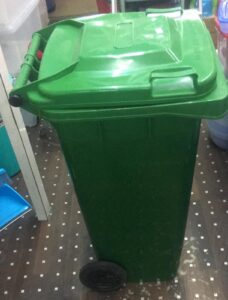 garbage bin 120 Litre green