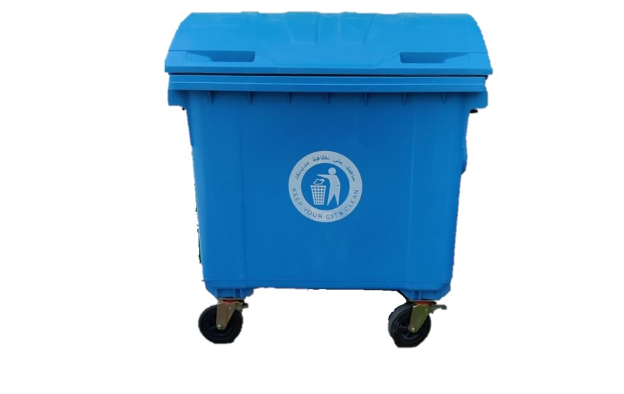 Garbage Bin Blue Dome Type 1100 Litre