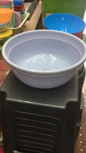 plastic fruit bowl