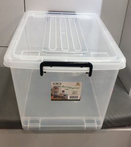 plastic transparent storage box