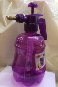 plastic spray bottle