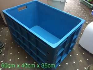 plastic storage crate