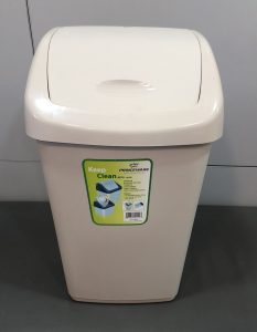 plastic trash bin swing type