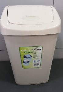 plastic waste bin swing type