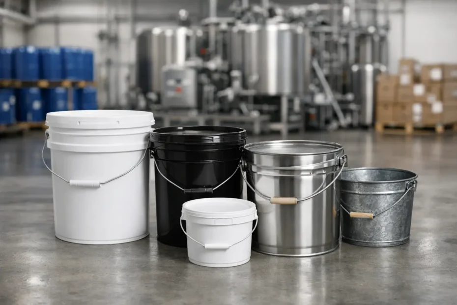 How to Select Industrial Pails for Your Operation