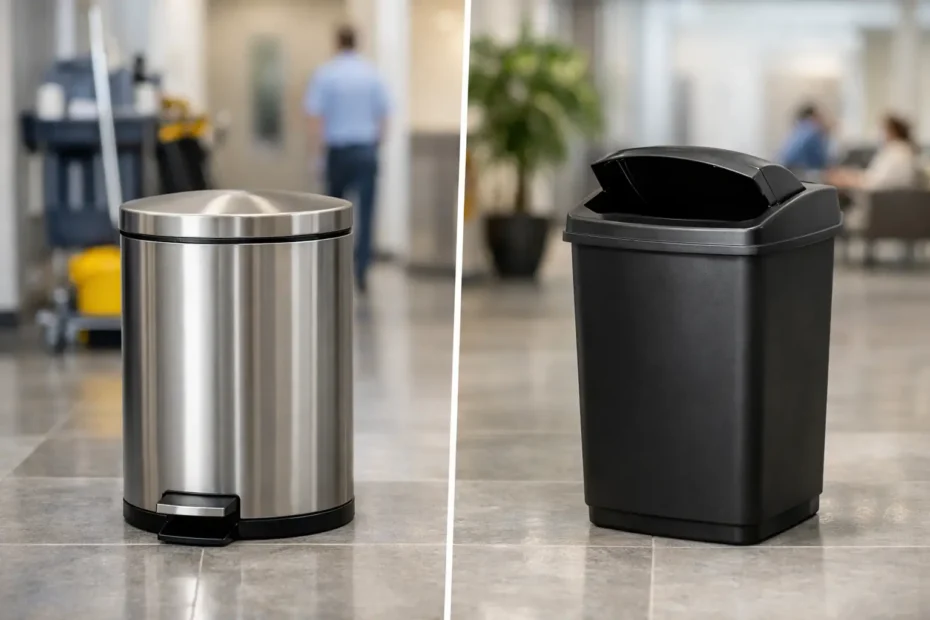 Pedal Bins Versus Swing Bins for Busy Facilities