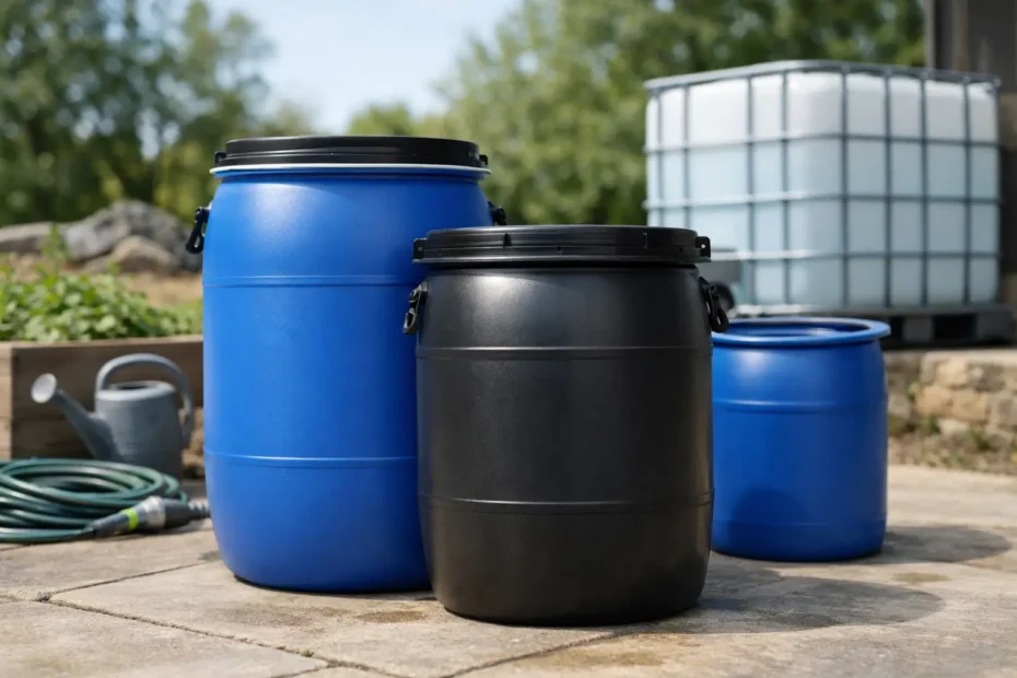 Plastic Barrels for Water Storage: Buying Guide