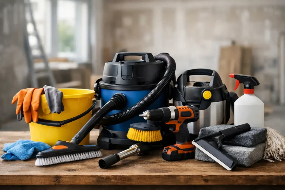 Essential Cleaning Tools for Contractors