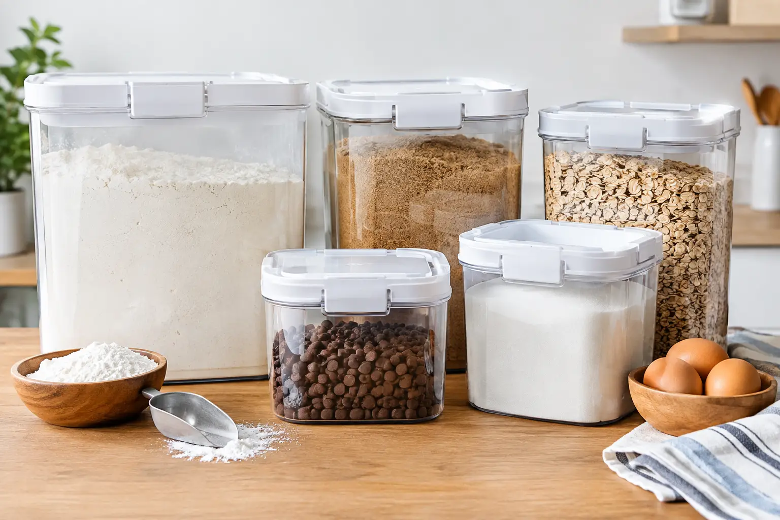 Best Containers for Bakery Ingredients in Bulk
